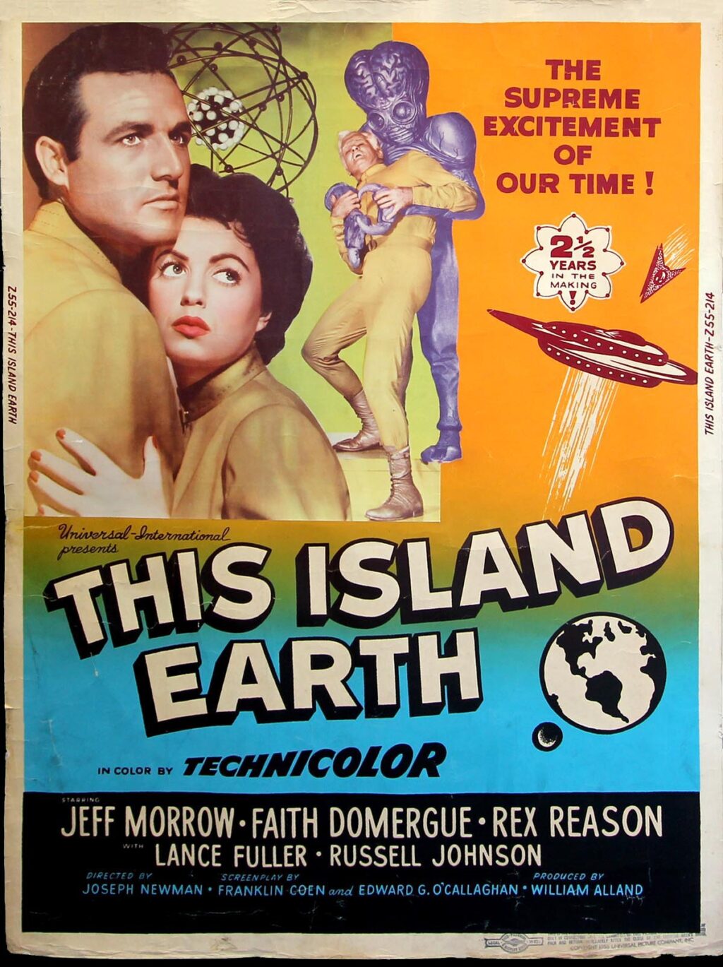 THIS ISLAND EARTH (1955) 30 x 40 poster